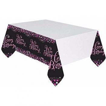 Nappe en Plastique Rectangulaire Happy Birthday