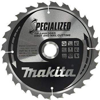 Batteuse de scie circulaire Makita MAKBLADE 216 × 30 mm, 60 dents (B‑32839)