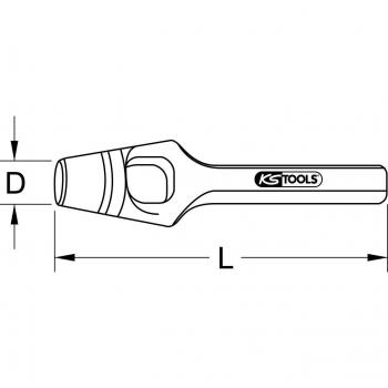 KS Tools 129.2045 Emporte-pièce 45 mm