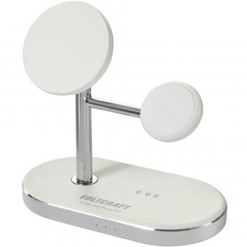 Voltcraft Induktions-Ladeadapter 1.12A VC-MS-Fast Charge 3in1 VC-14134090 Ausgänge Induktionslade-S, Wireless Charger, Weiss