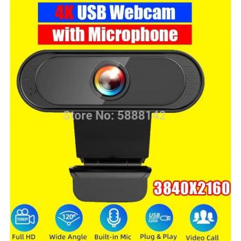 Webcam Thermique 4K avec Audio Intégré
