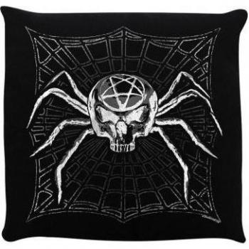 Pentagram Spinnen Kussen gevuld One Size zwart