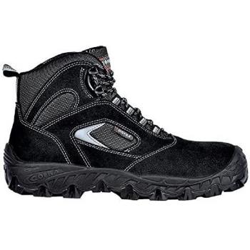 Egeo Cofra S1P SRC New Sicherheitsschuhe Schwarz/Grau