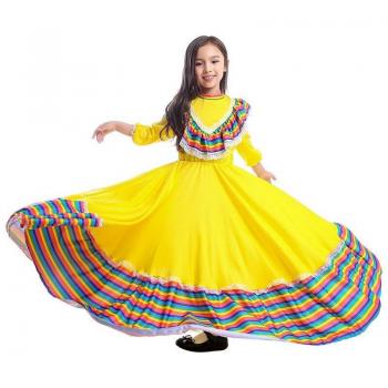Vestido tradicional niña Alba Flamenca