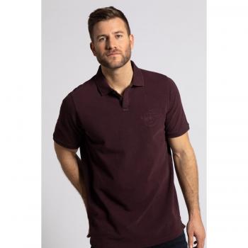 Polo mezze maniche uomo 6XL marrone cotone JP1880