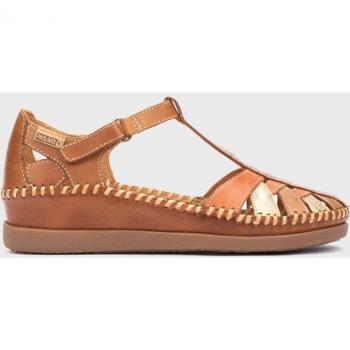 Sandalias Cuña Pikolinos Cadaqués W8K Brandy – Estilo Verano