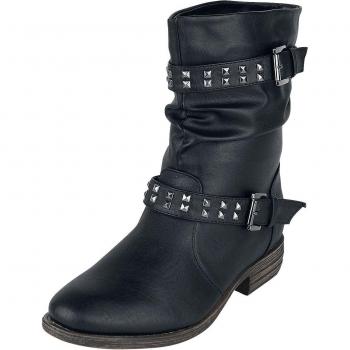 Mode Biker-Stiefel für Frauen von Brandit in Schwarz, Größenauswahl EU 36-40