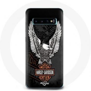 Coque Samsung Galaxy S10 Plus aigle logo Harley Davidson