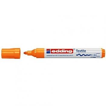 Edding Textilmarker 4500, Rundspitze, 2-3 mm, neonorange