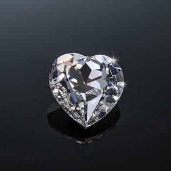 Bague Szjinao en diamant, moissanite 100% vraie, couleur D, VVS1, 6,5mm, cœur