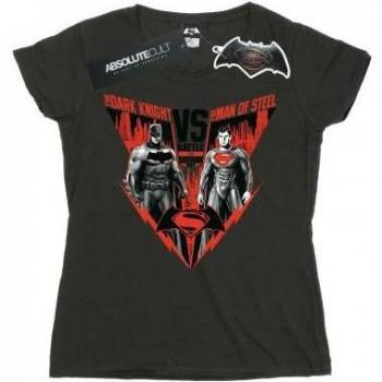 DC Comics Women's Batman v Superman Battle Cotton Tee