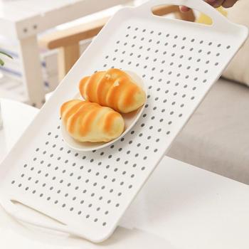 Plateau antidérapant pour fruits, 2 pièces