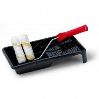 Heizkörper-Set „Gold-Line“ 10 cm – Schuller Farbroller mit Flor 12 mm und Bügel