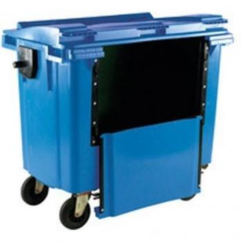 Wheeled Bin 770 Litre with Drop Down Front Blue