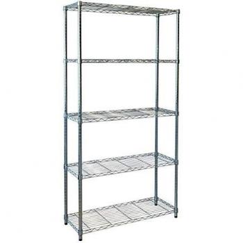 Estantería Metálica Cromada 5 Balas 180x90x35