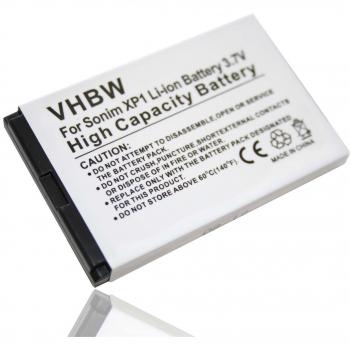 Vhbw JCB Toughphone Akku 1100 mAh Li-Ion