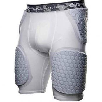 Pantaloncini sportivi protettivi McDavid HEX avvolgenti bianchi