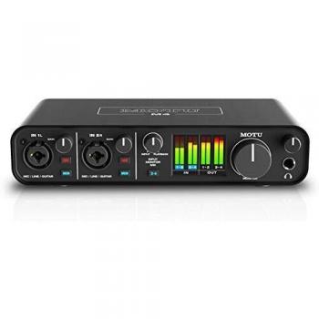 MOTU M4 4x4 USB Type-C Audio Interface for Recording, Mixing & Podcasting