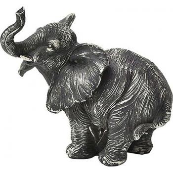Statuetta Elefante 3D Grigia