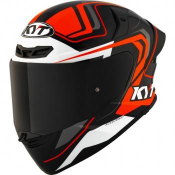 KYT TT-Revo Casco de Seguridad Negro Naranja S