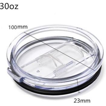 Clear Splash-Proof Lid for YETI Rambler Tumbler (20/30 Ounce)