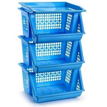 Cestas de almacenamiento apilables