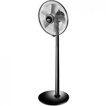 Unold 86825 Silverline Standventilator, 50 Watt, 3 Stufen, 40 cm Durchmesser, schwenkbar