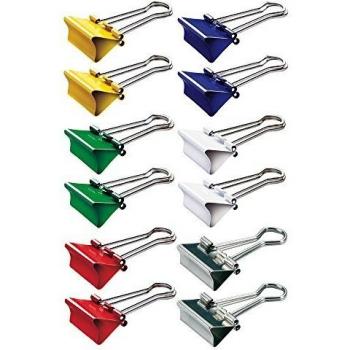 MAUL Foldback-Klammer, sortiert, (B)19 mm, Klemmweite: 7 mm