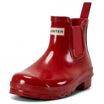 WFS2078RGL‑MLR Women’s Red Military Chelsea Gloss Boot