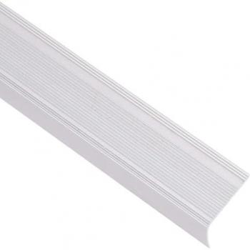 Perfil de Escalera Forma L 90 cm – 5 Unidades – Aluminio Plata – VidaXL