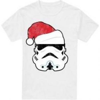 Star Wars Stormtrooper Holiday T-Shirt, White, 3XL