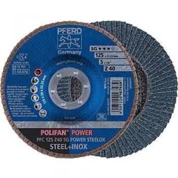 PFERD POLIFAN-Fächerscheiben PFF 115 Z 40 SG POWER STEELOX