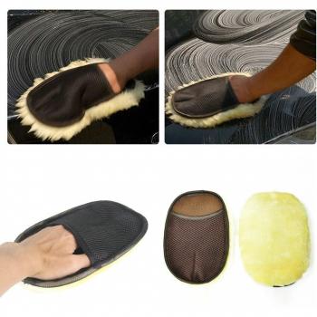 Comfortable Microfiber Wash Mitt for Home Office and Vehicle