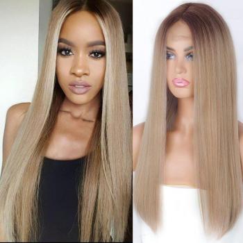 Daily Wear Long Ombre Wave Wig (Brown to Blonde)