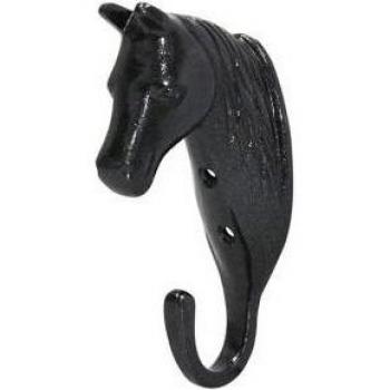 Perry Equestrian Purple Horse Head Hook