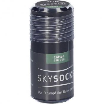 SKYSOCKS Cotton AD 44/45 Navy – 2‑Pack