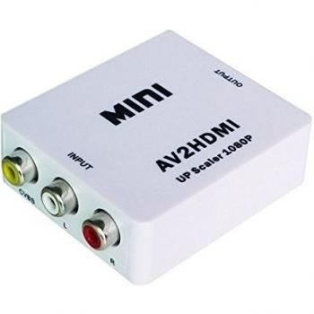 Adaptador de AV a HDMI Yatek con escalador 1080P YK-102