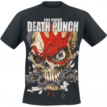 Five Finger Death Punch – Knucklehead Exploded T‑Shirt Noir