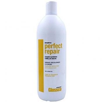 Glossco Professional, Perfect Repair Shampoo, Champú Reparador para Cabellos Dañados o Porosos, Sin Siliconas y Parabenos, Producto Vegano, 1000 ml