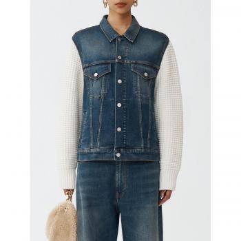 Fabiana Filippi Denim Jacket Indaco Size 44