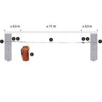 LIGNE DE VIE HORIZONTALE 12 M – DELTA PLUS LV301