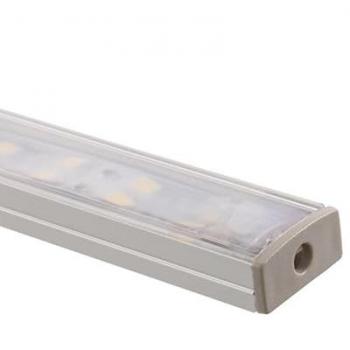 Profilo da Superficie in Alluminio Efectoled per Strisce LED Doppie 2 m