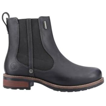 Notgrove Damen-Chelsea Stiefel aus schwarzem Leder – Cotswold