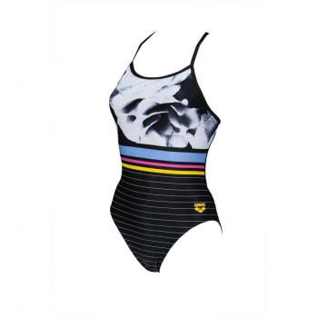 Arena Femminile Nero Stile Fiori Scuro Accelerato