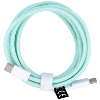Cavo 60 W USB‑C 2 m Verde – Power Delivery, Quick Charge 3.0