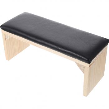 Almohada de Madera y Cuero para Manicura
