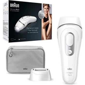 Braun Silk-Expert Pro 3 PL3020 IPL-Haarentfernungsgerät für Damen, dauerhaft sichtbare Haarentfernung