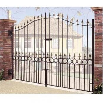 Premium Balmoral Spear‑Top Double Gate – 3048 x 2082 mm, Solid Steel, Primed Coating