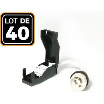 Caja de 40 Portapilas GU10 Cerámicas Automáticas – 230 V Clase II