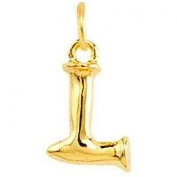 Charm Letra L de UNOde50 en oro de 18k